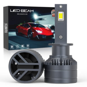 LEDBeam LED K11 80W Automotive Grade 3570 Chip 16000Lm 6000k White Car headlight bulb (12V,80W/2bulbs) - H1