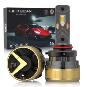 LEDBeam LED HX 120W Automotive Grade 7035 Chip 22000Lm Halogen Technology Warm White Car Headlight Bulbs (12V,120W/2bulbs)- - HB3/HB4(9005/9006)