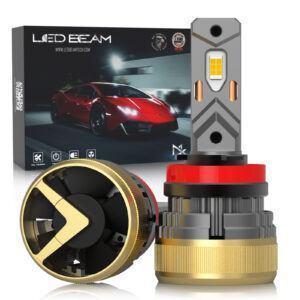 LEDBeam LED HX 120W Automotive Grade 7035 Chip 22000Lm Halogen Technology Warm White Car Headlight Bulbs (12V,120W/2bulbs)- - H8/H9/H11/H16