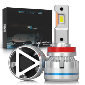 LEDBeam LED PX 150W Automotive Grade 7035 Chip 32000Lm 6000k White Car Headlight Bulbs (12V,150W/2bulbs) - H8/H9/H11/H16